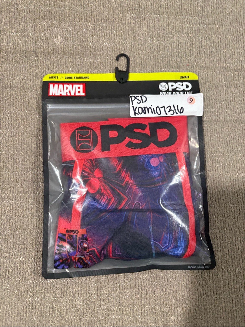 PSD Marvel Men's Red & Blue marvel Graphic Boxer Briefs BNWT size small  BT-1/9